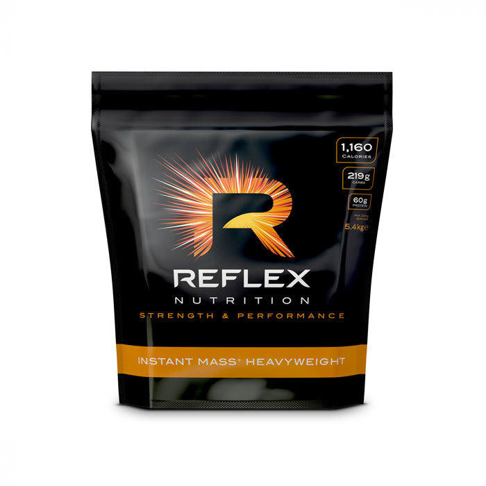 Reflex Instant Mass Heavyweight 5.4kg - Premium weight gainer from Health Supplements UK - Just $39.95! Shop now at Ultimate Fitness 4u