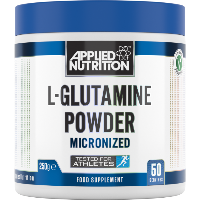 Applied Nutrition L-Glutamine 250g - Premium amino acid from Health Supplements UK - Just $14.99! Shop now at Ultimate Fitness 4u