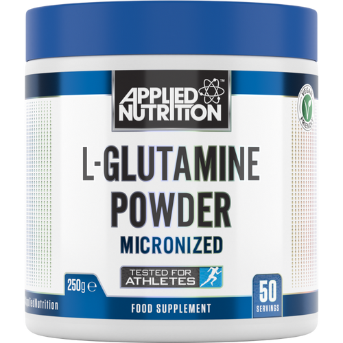 Applied Nutrition L-Glutamine 250g - Premium amino acid from Health Supplements UK - Just $14.99! Shop now at Ultimate Fitness 4u