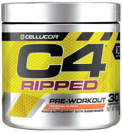 Cellucor C4 Ripped Pre Workout Fat Burning powder 180g - Premium fat burner from Health Supplements UK - Just $24.99! Shop now at Ultimate Fitness 4u
