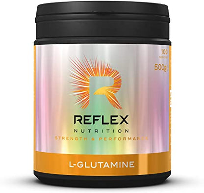 Reflex L-Glutamine 500g - Premium glutamine from Health Supplements UK - Just $23.99! Shop now at Ultimate Fitness 4u