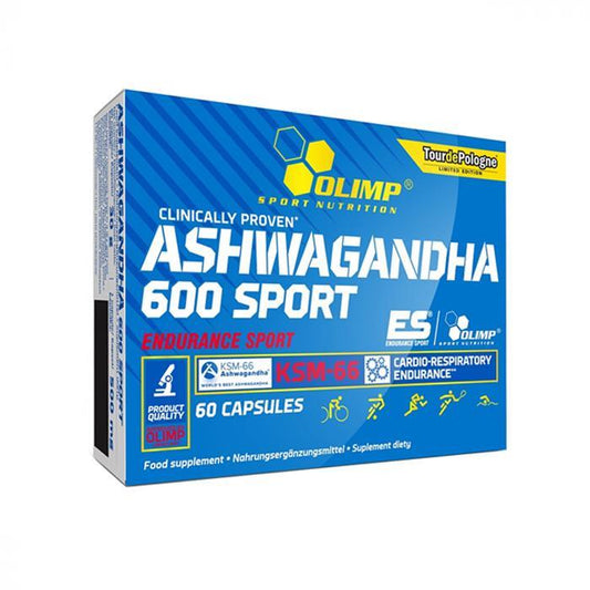 Olimp Sports Ashwagandha 600 Sport - Premium Health Supplement from Health Supplements UK - Just $9.99! Shop now at Ultimate Fitness 4u