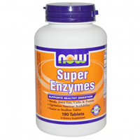 NOW Foods Super Enzymes 180 Tablets - Premium Digestive Aid from Health Supplements UK - Just $21.99! Shop now at Ultimate Fitness 4u