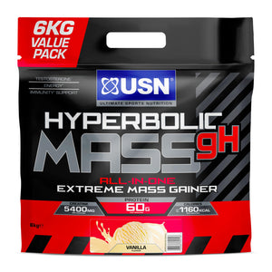 USN HyperBolic Mass 6kg - Premium weight gainer from Health Supplements UK - Just $54.99! Shop now at Ultimate Fitness 4u