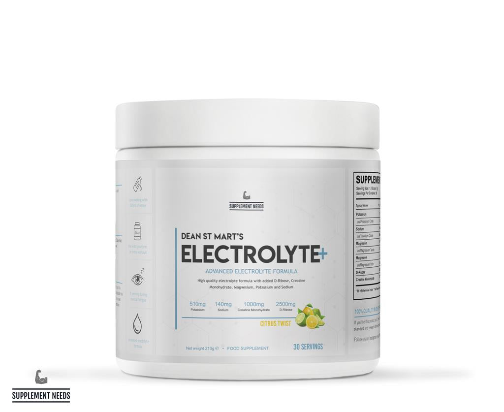 Supplement Needs Electrolyte+ 180g - Premium Health Supplement from Health Supplements UK - Just $21.99! Shop now at Ultimate Fitness 4u