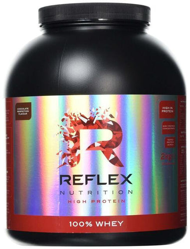 Reflex 100% Whey 2kg - Premium Protein from Health Supplements UK - Just $44.95! Shop now at Ultimate Fitness 4u