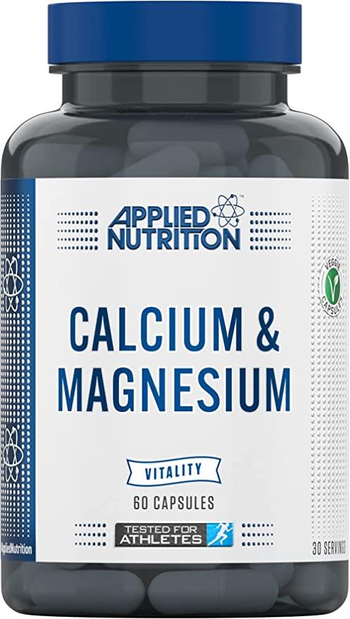Applied Nutrition Calcium & Magnesium - 60 capsules - SAVE £5.00 - Premium vitamins from Health Supplements UK - Just $4.99! Shop now at Ultimate Fitness 4u