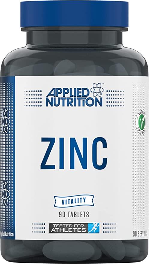 Applied nutrition Zinc - 90 tablets - SAVE £5.00 - Premium vitamins from Health Supplements UK - Just $4.99! Shop now at Ultimate Fitness 4u