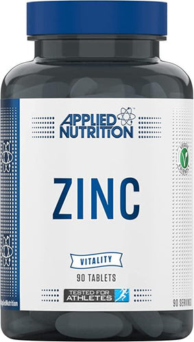 Applied nutrition Zinc - 90 tablets - SAVE £5.00 - Premium vitamins from Health Supplements UK - Just $4.99! Shop now at Ultimate Fitness 4u