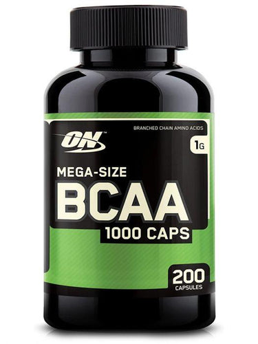 Optimum nutrition Mega size bcaa - 200 caps - Premium bcaa from Health Supplements UK - Just $23.99! Shop now at Ultimate Fitness 4u