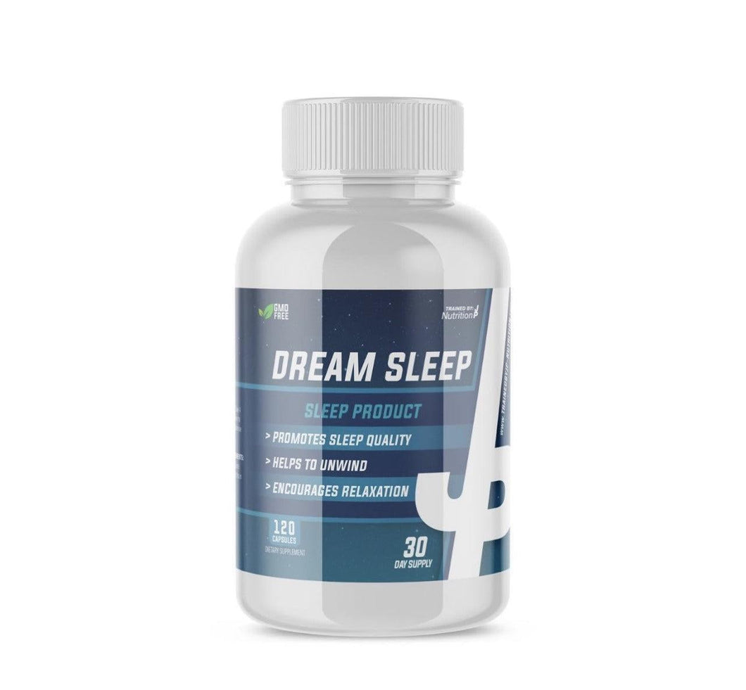 Trained By JP Nutrition - Dream Sleep 120 capsules - Premium Sleep Aid from Health Supplements UK - Just $29.99! Shop now at Ultimate Fitness 4u