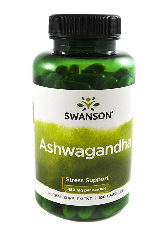 Swanson Ashwagandha-450mg-100 caps - Premium vitamins from Health Supplements UK - Just $9.99! Shop now at Ultimate Fitness 4u