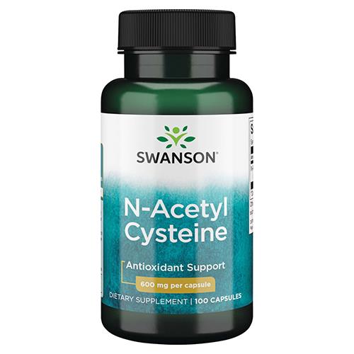 Swanson N-Acetyl Cysteine, 600mg - 100 caps - Premium vitamins from Health Supplements UK - Just $14.99! Shop now at Ultimate Fitness 4u