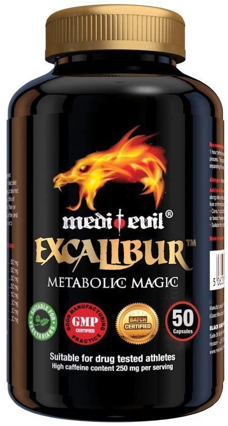 Medi-Evil Excalibur Metabolic Magic 50 Capsules - Premium Diet & Weight Loss from Health Supplements UK - Just $19.99! Shop now at Ultimate Fitness 4u