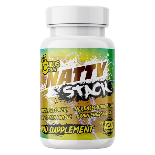 Chaos Crew Nattystack 120 Caps - Premium test boosters from Health Supplements UK - Just $54.95! Shop now at Ultimate Fitness 4u