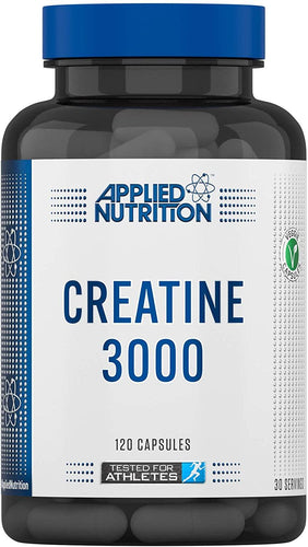 Creatine 3000 Applied Nutrition 120 capsules - Premium Creatine from Health Supplements UK - Just $9.99! Shop now at Ultimate Fitness 4u