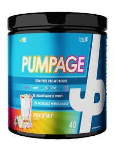 Trained By JP - TBJP Pumpage 40 Servings - Premium Pre Workout from Health Supplements UK - Just $36.99! Shop now at Ultimate Fitness 4u