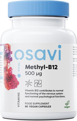 Osavi-Methyl B12-500ug - 60 vcaps - Premium vitamins from Health Supplements UK - Just $4.99! Shop now at Ultimate Fitness 4u