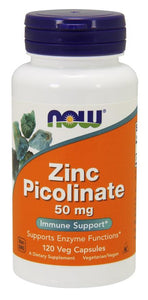 Now Zinc Picolinate 50mg - 60vcaps - Premium vitamins from Health Supplements UK - Just $9.99! Shop now at Ultimate Fitness 4u