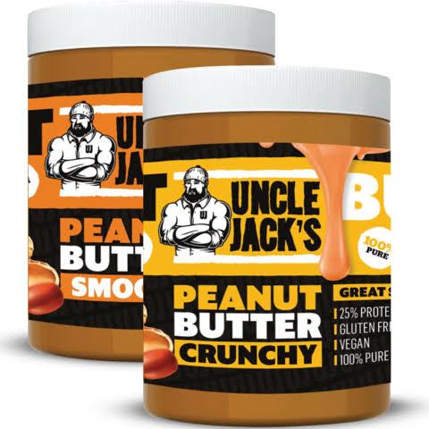 Uncle Jacks Peanut Butter 1kg - Premium health foods from Health Supplements UK - Just $5.99! Shop now at Ultimate Fitness 4u