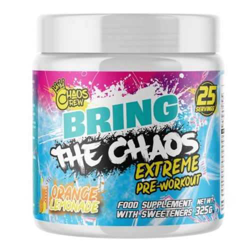 Chaos Crew Bring The Chaos V2 - 325g - Premium Pre Workout from Health Supplements UK - Just $34.99! Shop now at Ultimate Fitness 4u