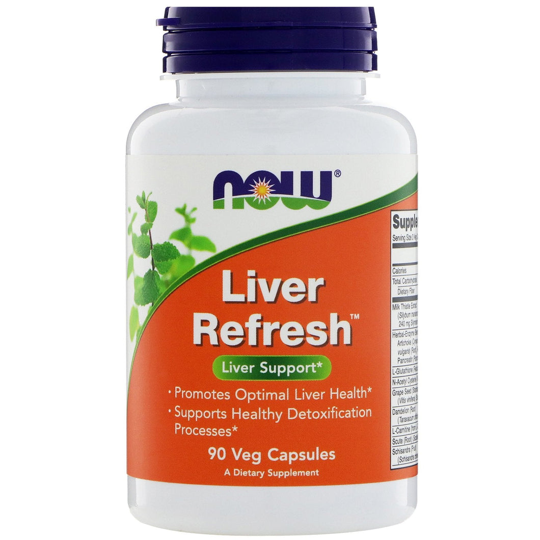 NOW Foods Liver Refresh 180 Vcaps - Premium Health Supplement from Health Supplements UK - Just $19.99! Shop now at Ultimate Fitness 4u