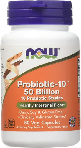 Now Foods Probiotic-10, 100 Billion, 60 Veg Capsules - Premium Vitamins & Minerals from NOW Foods - Just $29.99! Shop now at Ultimate Fitness 4u