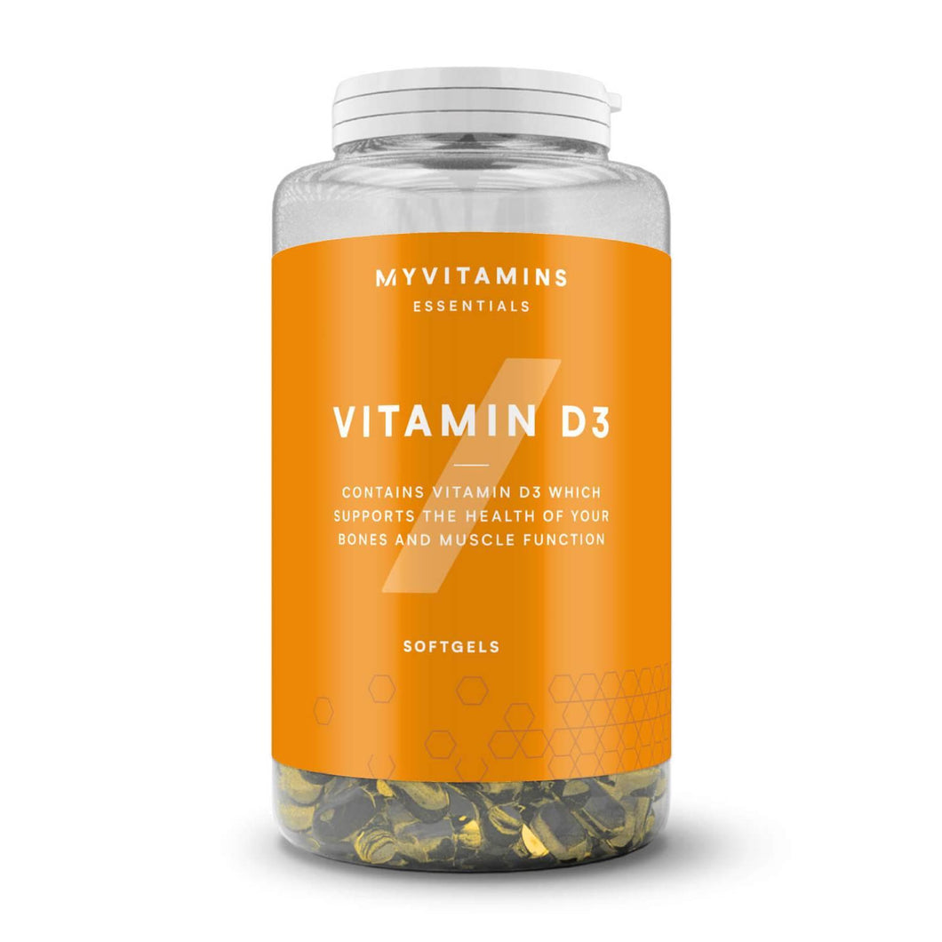 MyProtein Vitamin D3 180caps - Premium vitamins from Health Supplements UK - Just $12.99! Shop now at Ultimate Fitness 4u