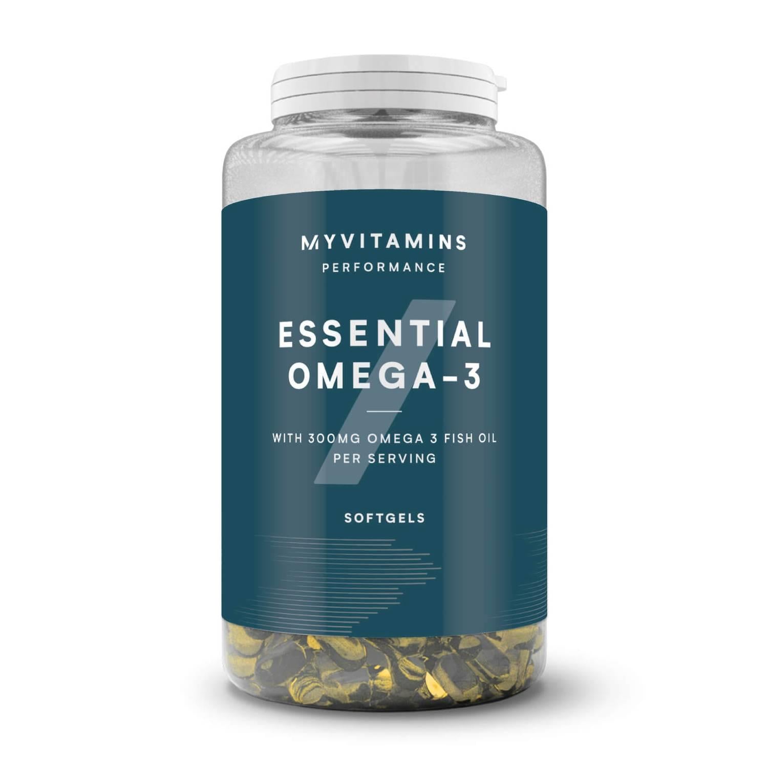 myvitamins essential omega 3 -250 softgels - Premium vitamins from Health Supplements UK - Just $9.99! Shop now at Ultimate Fitness 4u