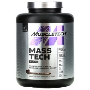 MuscleTech Mass-Tech Elite 3180g - Premium weight gainer from Health Supplements UK - Just $49.99! Shop now at Ultimate Fitness 4u