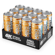 Optimum Nutrition Amino Energy + Electrolytes Cans 12x250ml - Premium Energy Drink from Ultimate Fitness 4u - Just $9.99! Shop now at Ultimate Fitness 4u