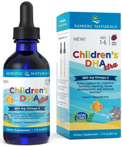 Nordic Naturals Children's DHA Xtra, 880mg - 60ml - Berry Punch - Premium Health Supplement from Ultimate Fitness 4u - Just $24.99! Shop now at Ultimate Fitness 4u