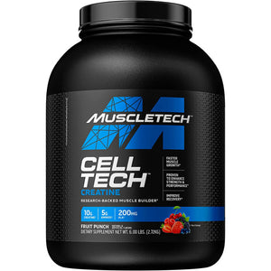 MuscleTech Cell Tech 2.7kg Multi stage creatine & carb muscle enhancer - Premium Creatine from Health Supplements UK - Just $49.99! Shop now at Ultimate Fitness 4u