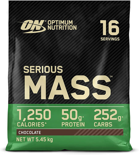 Optimum Nutrition Serious Mass 5.4kg - Premium weight gainer from Health Supplements UK - Just $54.95! Shop now at Ultimate Fitness 4u