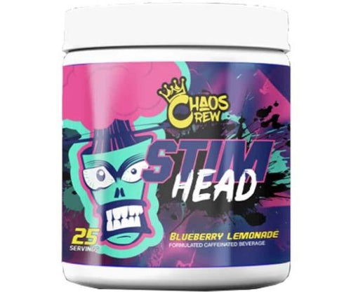 Chaos Crew Stim Head - Premium Pre Workout from Health Supplements UK - Just $29.95! Shop now at Ultimate Fitness 4u