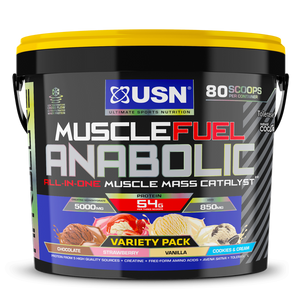 USN Muscle Fuel Anabolic Variety Pack 4kg ( Now only available in 4kg size ) - Premium weight gainer from Health Supplements UK - Just $59.99! Shop now at Ultimate Fitness 4u