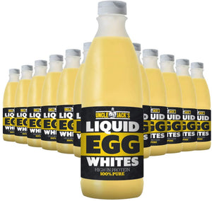 Uncle Jack's Free Range Liquid Egg White 500ml/970ml - Premium health food from Health Supplements UK - Just $3.99! Shop now at Ultimate Fitness 4u